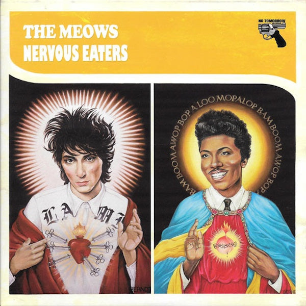 THE MEOWS / NERVOUS EATERS Split (7")