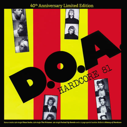 D.O.A. Hardcore 81 (40th Anniversary) (LP)