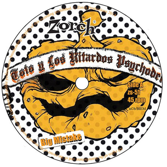 TOTO Y LOS RITARDOS PSYCHODELIC Big Mistake (7")