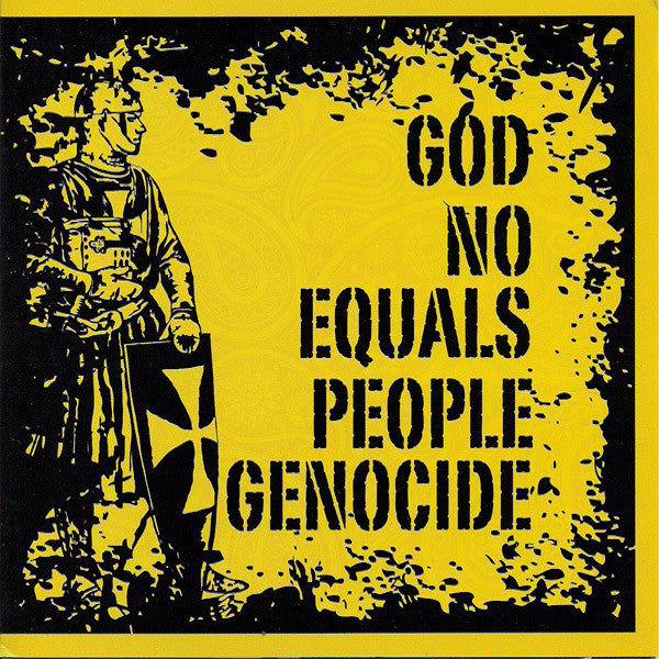 GOD EQUALS GENOCIDE / NO PEOPLE Split (7")