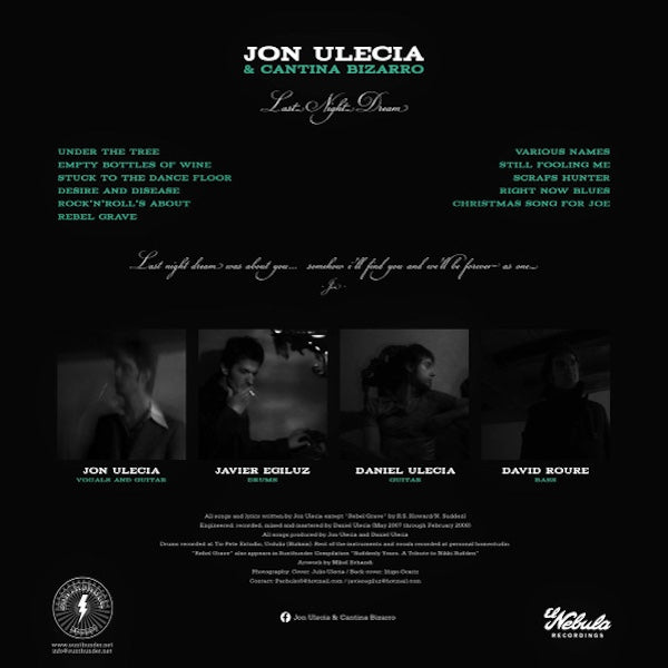 JON ULECIA & CANTINA BIZARRO Last Night Dream (LP)