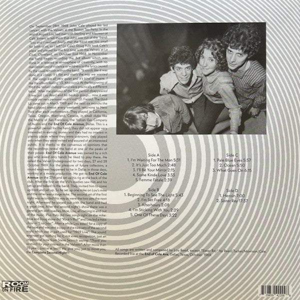 THE VELVET UNDERGROUND Live At End Cole Ave 1969 (2xLP)
