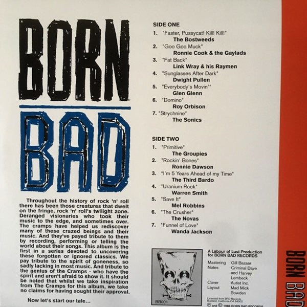 VARIOS Born Bad Volume One (LP)