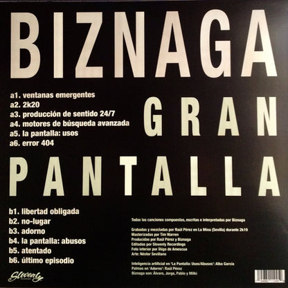 BIZNAGA Gran Pantalla (LP)