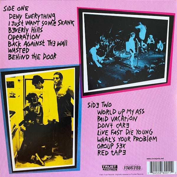 CIRCLE JERKS Group Sex (40th Anniversary reissue) (LP)