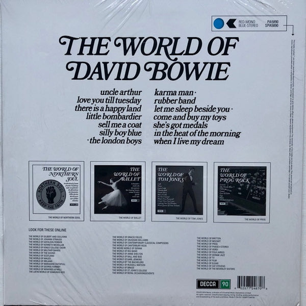 DAVID BOWIE The World Of David Bowie (LP)