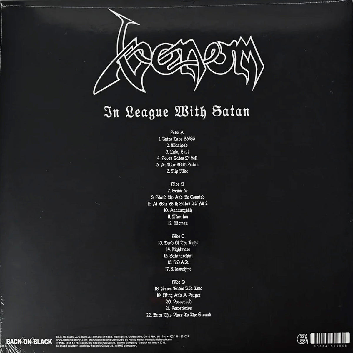 VENOM In League With Satan Volume 1 (2xLP)