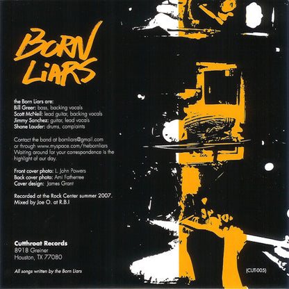 THE BORN LIARS The Born Liars (7")