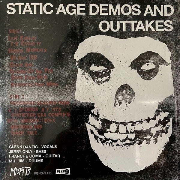 MISFITS Static Age Demos & Outtakes (LP)