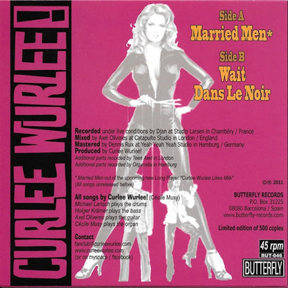 CURLEE WURLEE! The World Is Full Of Married Men (7")