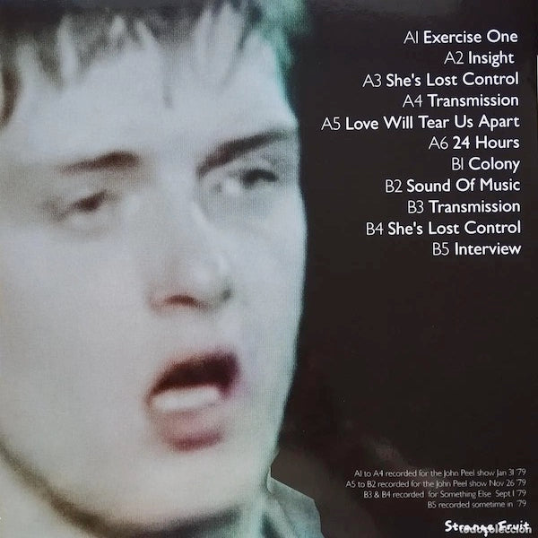 JOY DIVISION Radio Transmissions. The Complete BBC Recordings (LP)