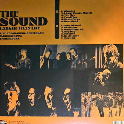 THE SOUND Larger Than Life (LP)