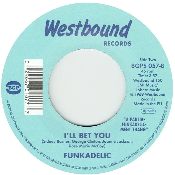 FUNKADELIC Can't Shake It Loose (7")