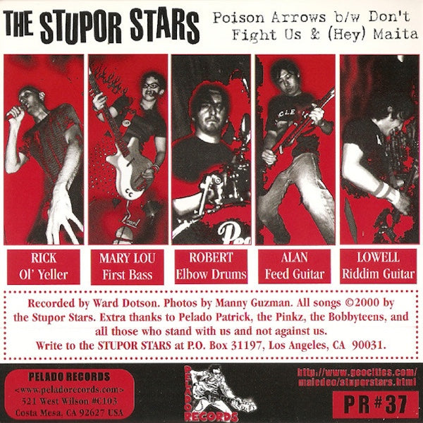 THE STUPOR STARS Poison Arrows (7")