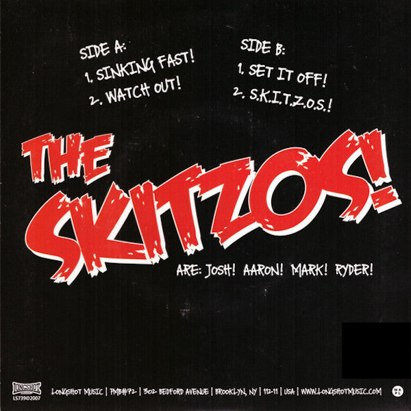 THE SKITZOS! Faster! Louder! Better! (7")