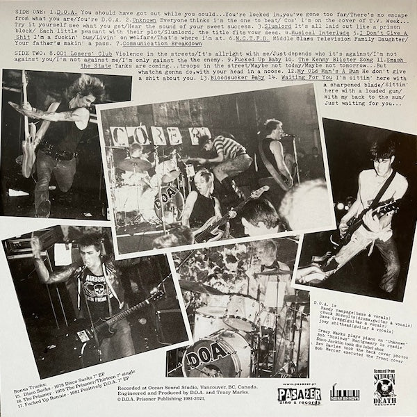 D.O.A. Hardcore 81 (40th Anniversary) (LP)