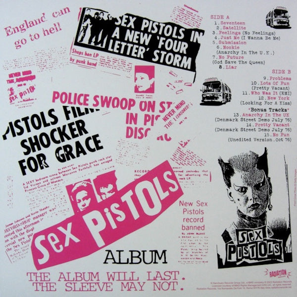 SEX PISTOLS Spunk (The Demos 1976-1977) (LP)