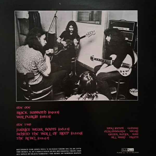 BLACK SABBATH Walpurgis - The Peel Session 1970 (LP)