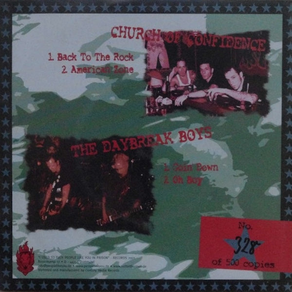 CHURCH OF CONFIDENCE / THE DAYBREAK BOYS Back To Rock (7")