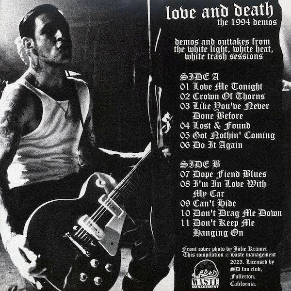 SOCIAL DISTORTION Love And Death (The 1994 Demos) (LP)