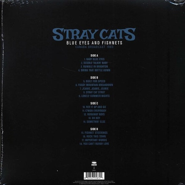 STRAY CATS Blue Eyes & Fishnets. Canada Broadcast 1983 (2xLP)