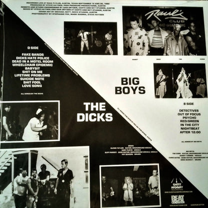 BIG BOYS and THE DICKS Recorded Live At Raul's Club (LP)