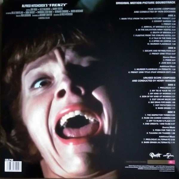RON GOODWIN & HENRY MANCINI Hitchcock's Frenzy (2xLP)