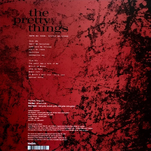 THE PRETTY THINGS Bare As Bone, Bright As Blood (LP)