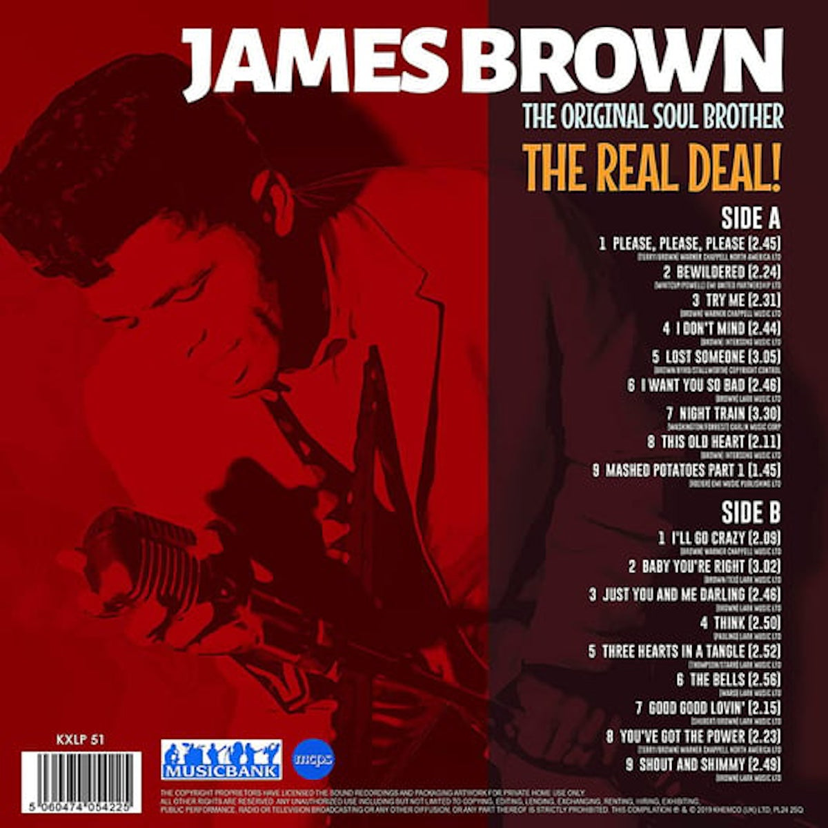 JAMES BROWN The Real Deal! (LP)