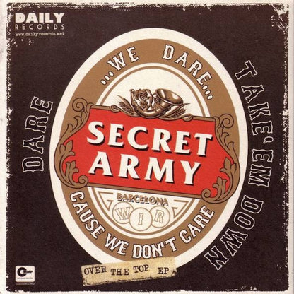 CRASHED OUT / SECRET ARMY Split (7")