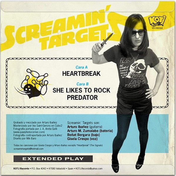 SCREAMIN' TARGETS Heartbreak (7")