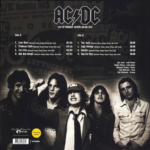 AC/DC Live At Paradise Theatre Boston 1978 (LP)