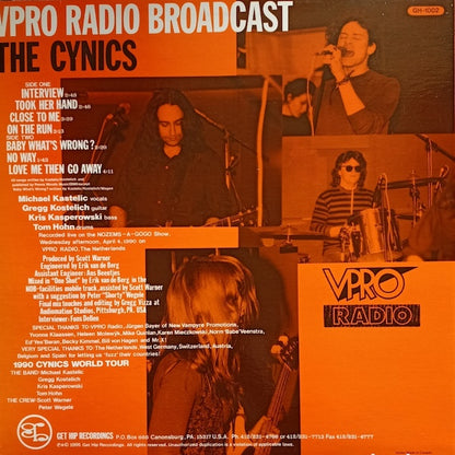 THE CYNICS VPRO Radio Broadcast (LP)