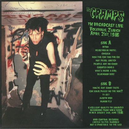 THE CRAMPS Hot Pearl Radio Broadcast (LP)