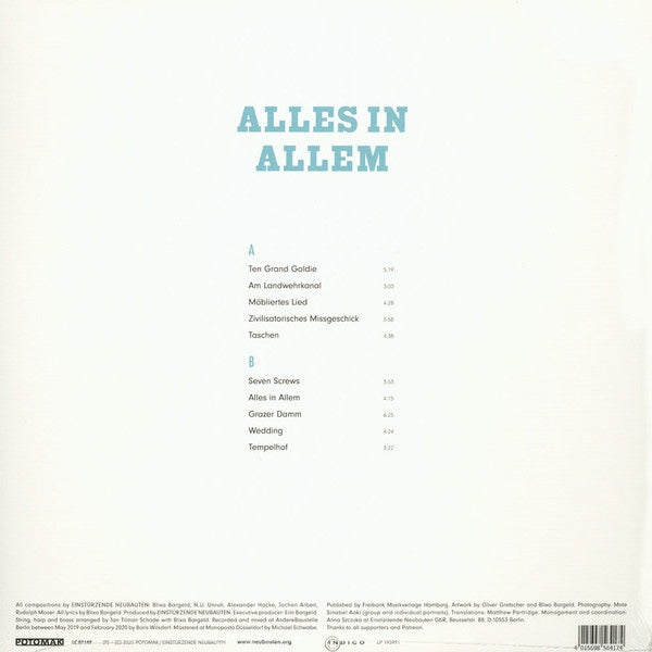 EINSTURZENDE NEUBAUTEN Alles In Allem (LP)