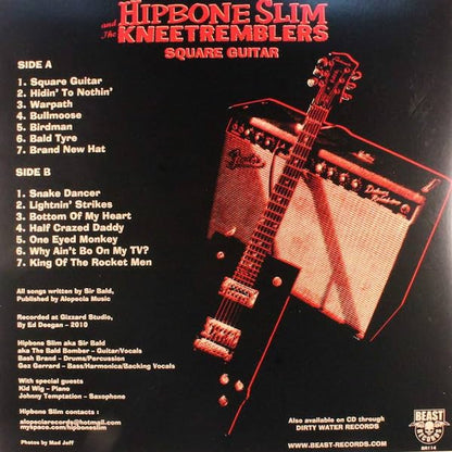 HIPBONE SLIM AND THE KNEETREMBLERS Square Guitar (LP)