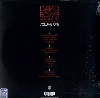 DAVID BOWIE Montreal 1983 - The Canadian Broadcast Volume One (2xLP)