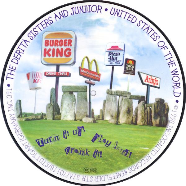 THE DERITA SISTERS AND JUNIOR United States Of The World (10")