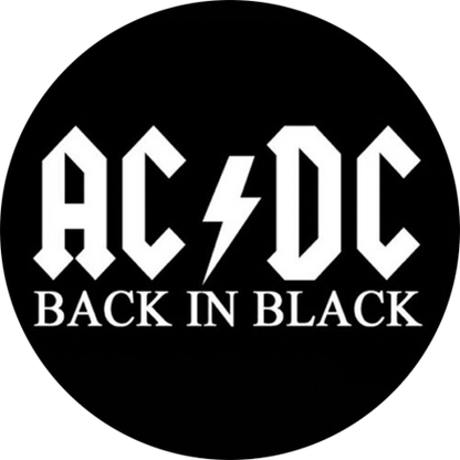 Chapa Ac/Dc Back In Black