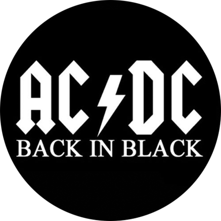 Chapa Ac/Dc Back In Black