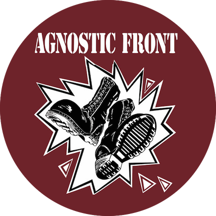 Imán Agnostic Front Logo