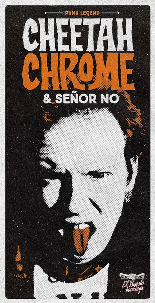 Cartel Cheetah Chrome & Señor No 2015