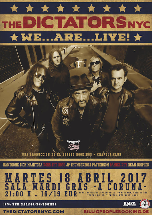 Cartel The Dictators NYC 2017