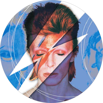 Imán David Bowie Aladdin Sane