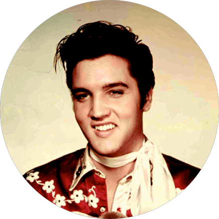 Chapa Elvis Presley 50s