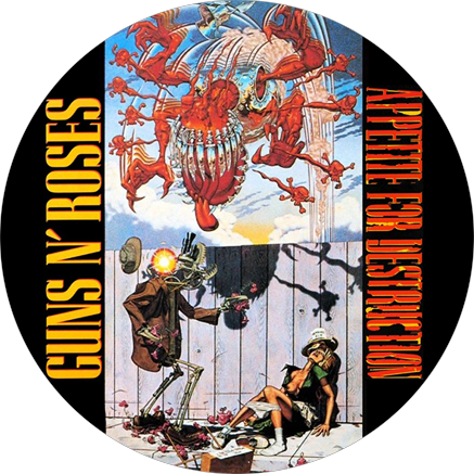 Chapa Guns N' Roses Appetite For Destruction