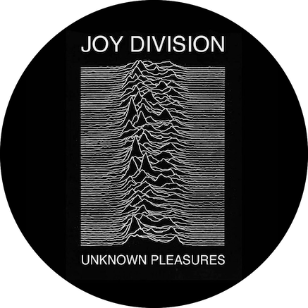 Chapa Joy Division Unknown Pleasures