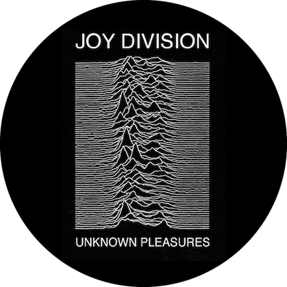 Chapa Joy Division Unknown Pleasures