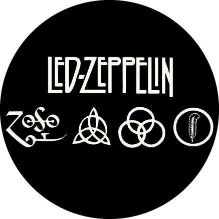 Chapa Led Zeppelin Logo