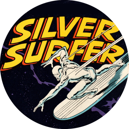 Imán Silver Surfer